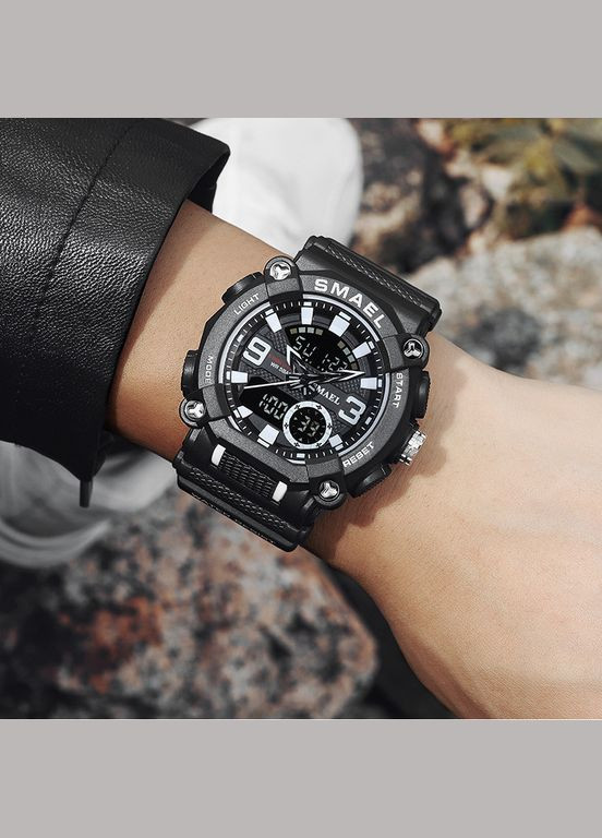 Чоловічий наручний годинник 8052 watсh (Army Green) Smael (322334173)