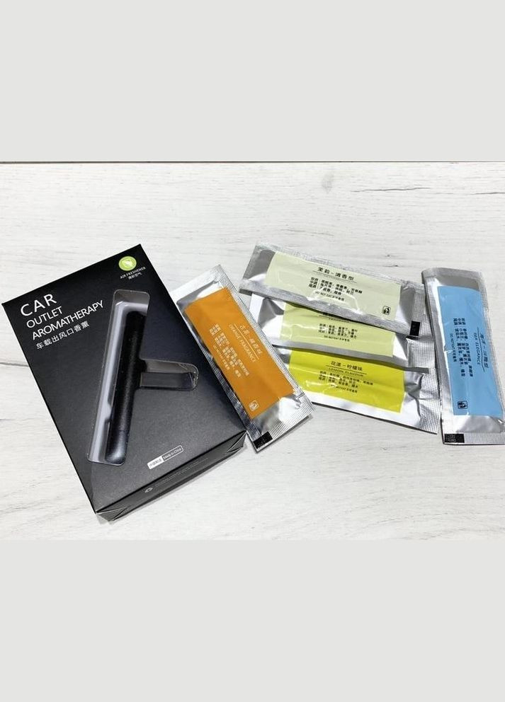 Ароматизатор автомобиль Lanxuan освежитель воздуха в машину + 3 сменных картриджей Черный (MI050833) No Brand (330779154)