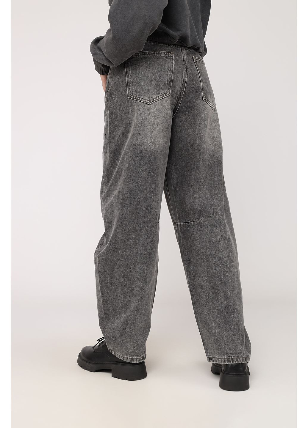 Джинсы balloon женские цвет серый CB-00279671 Yuki - (361400918)