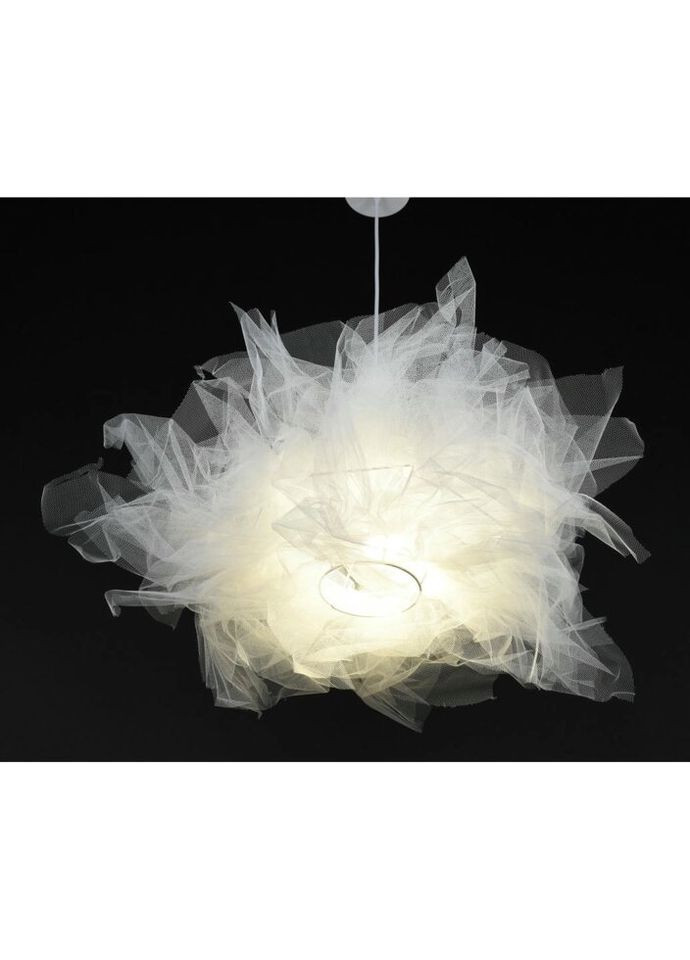 Люстра подвесная на 1 лампочку 27310 Белый 30-100х68х68 см. Sunnysky (335974813)