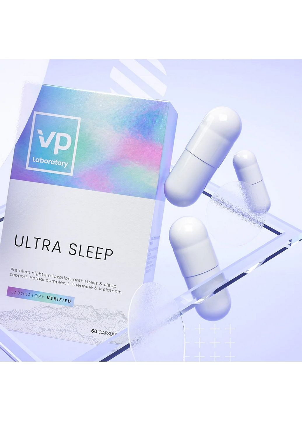 Натуральная добавка Ultra Sleep, 60 капсул VPLab Nutrition (293338906)