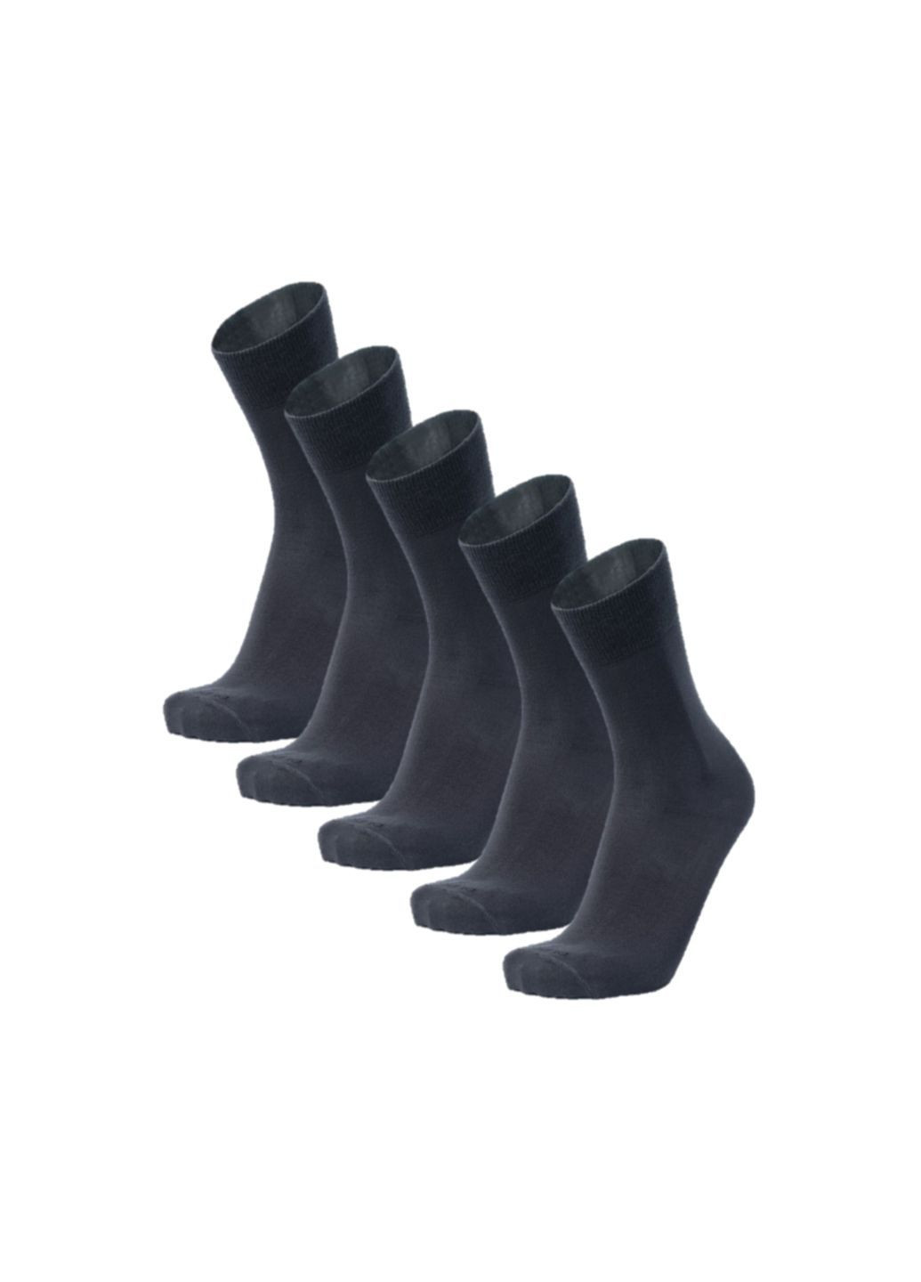 Темно-сірі набір (5 шт) чоловічих шкарпеток Duna (295574829)