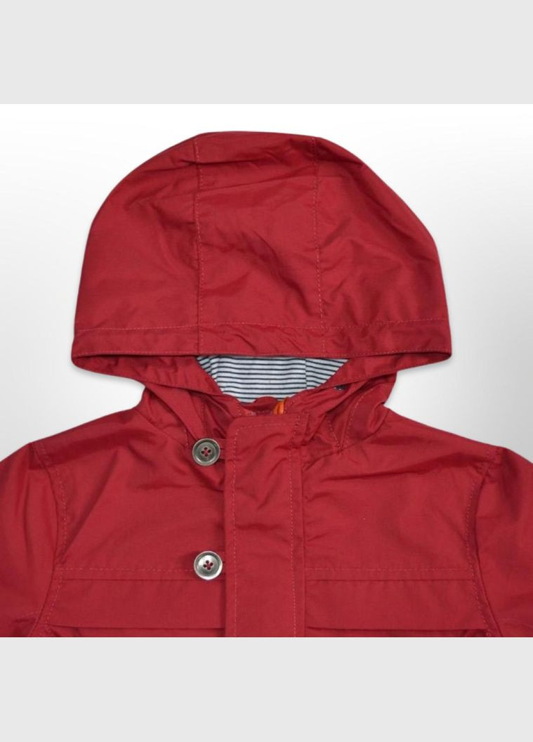 Красная демисезонная ветровка Quadri foglio