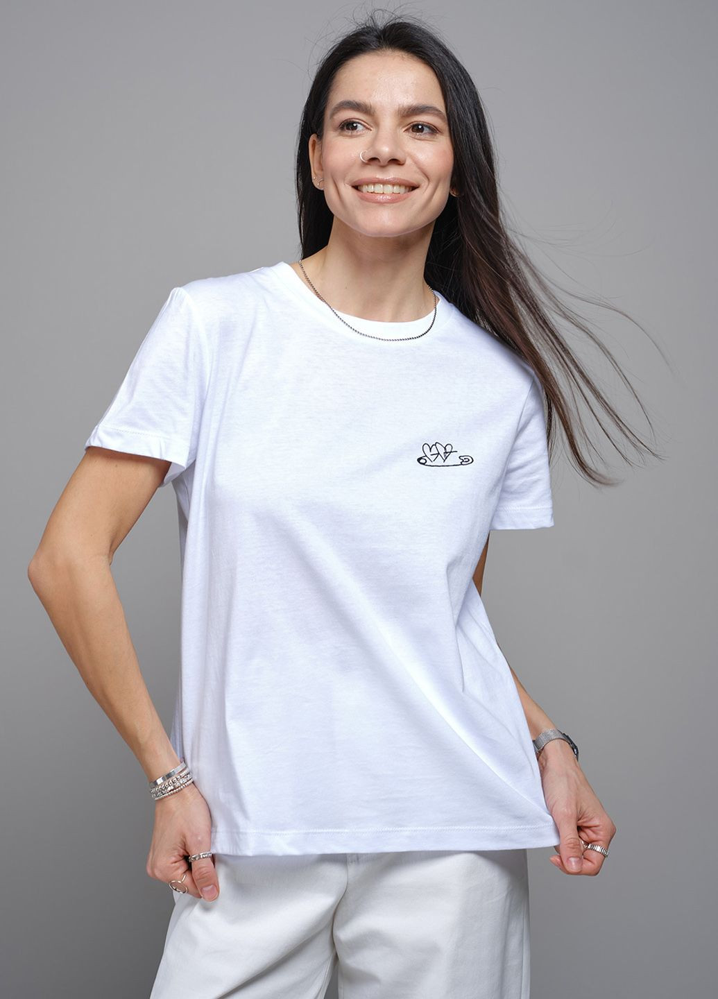 Белая демисезон футболка женская белая 103134 Power