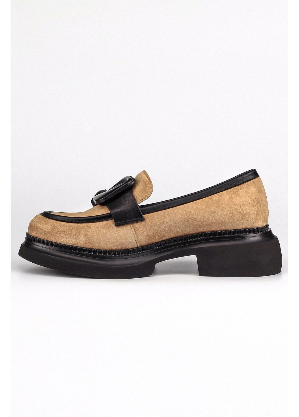 Buts Жіночі лофери 1100134 бежевий з натуральна замша, — демісезон (301196448)