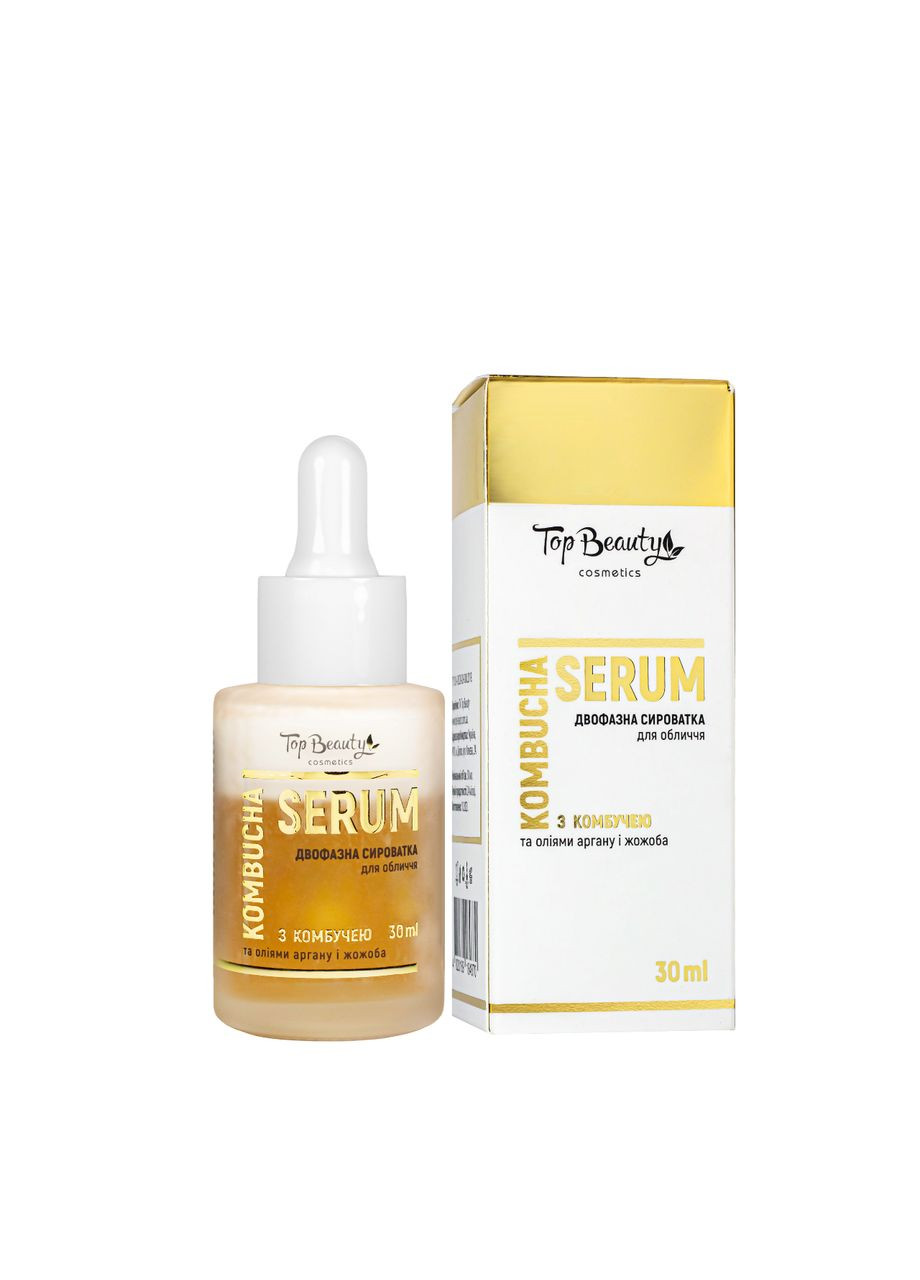 Двофазна сироватка для обличчя з комбучею Combucha Serum, 30 мл Top Beauty (302725702)