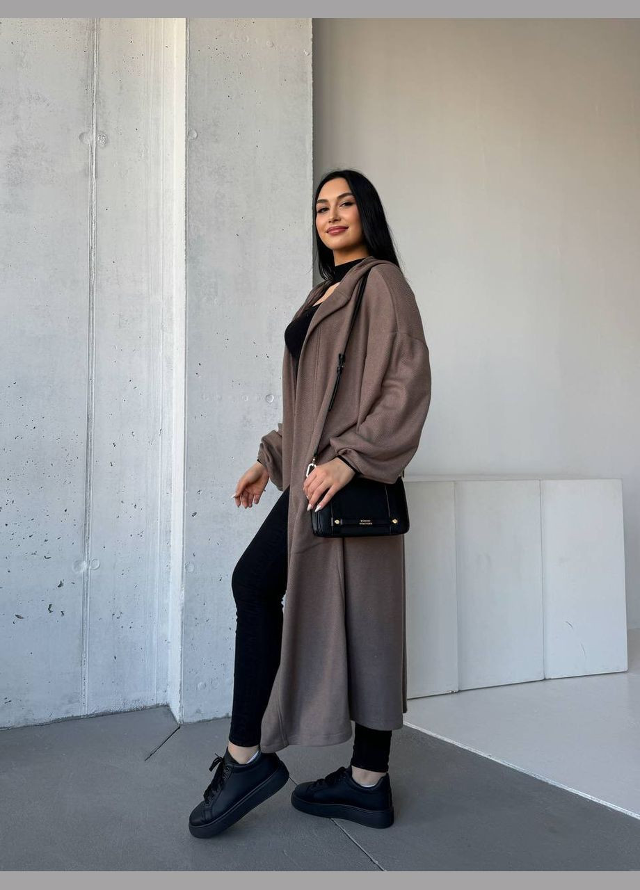 Кофейный демисезонный кардиган Україна