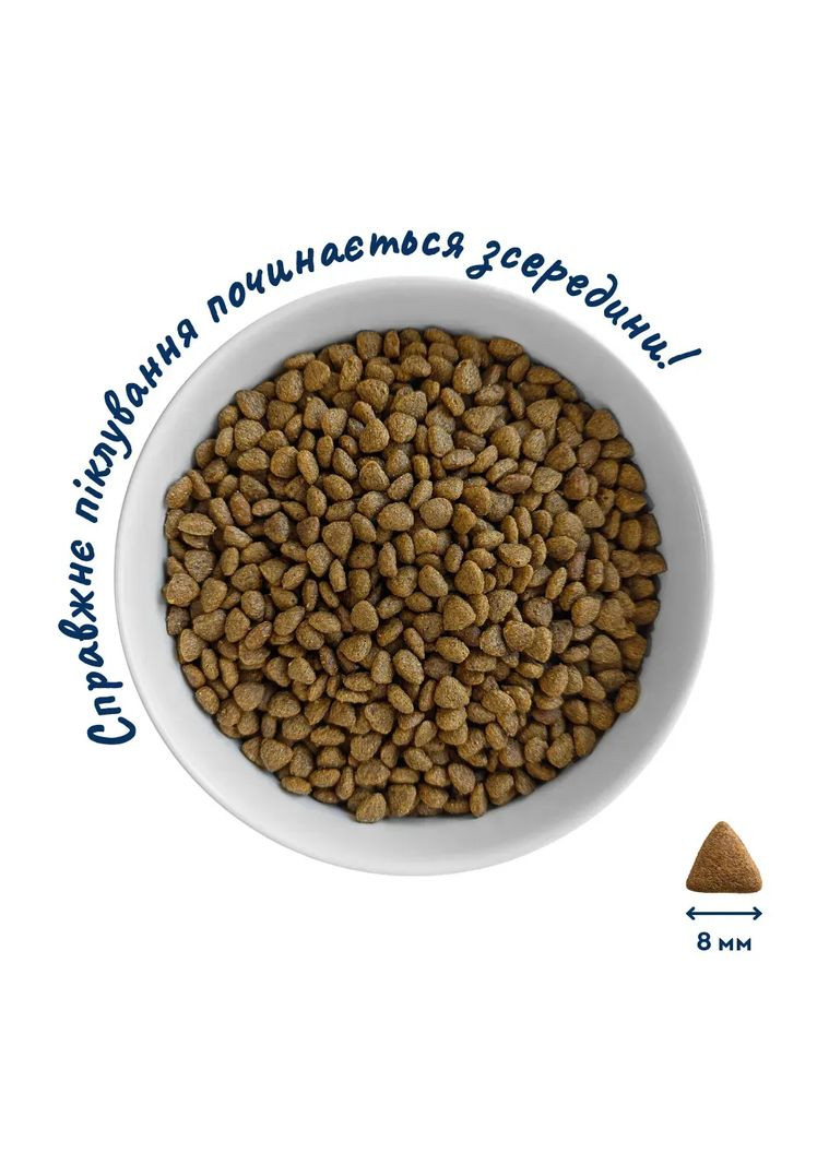 Сухой корм для здоровой кожи и блестящей шерсти для взрослых кошек с индейкой и лососем, 1.6 кг Home Food (370193439)