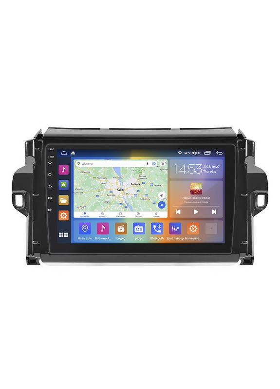 Штатна магнітола для Toyota Fortuner II 2015-2020 IPS 9" 4/64Gb CarPlay 4G Wi-Fi GPS Prime 3 шт. Lesko (336203792)