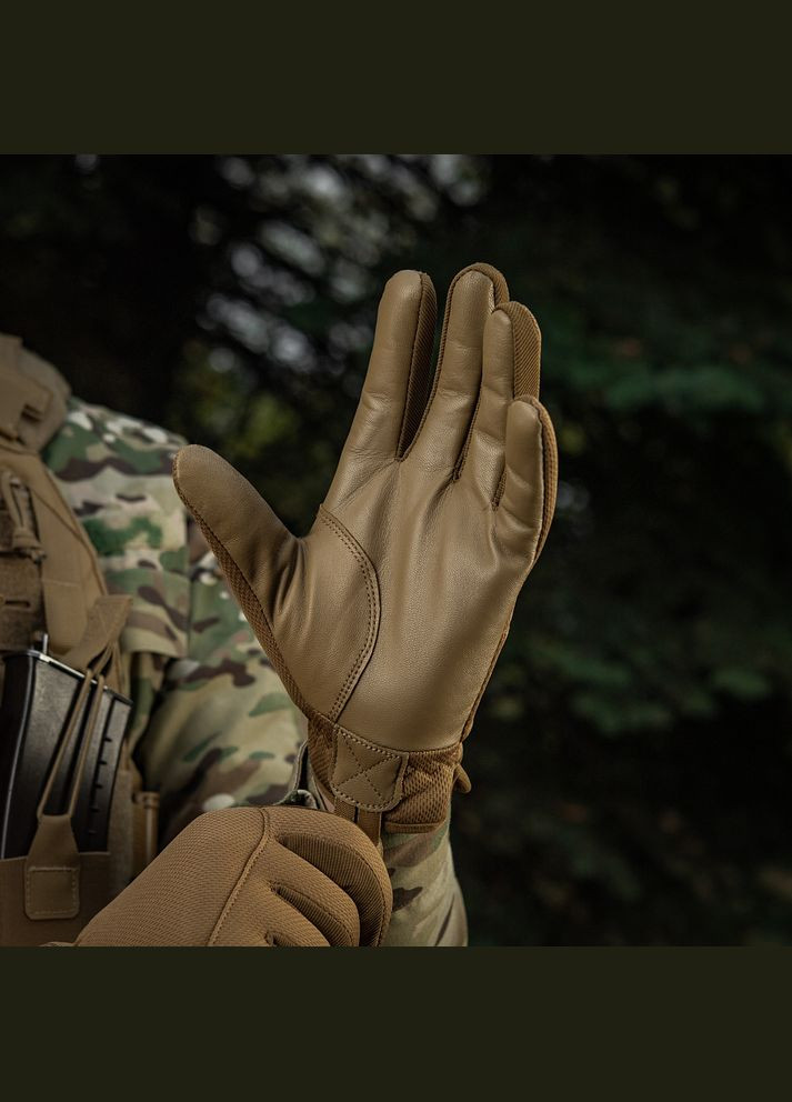 Рукавички Scout Tactical Mk.2 шкіряні Coyote M-TAC (315148273)