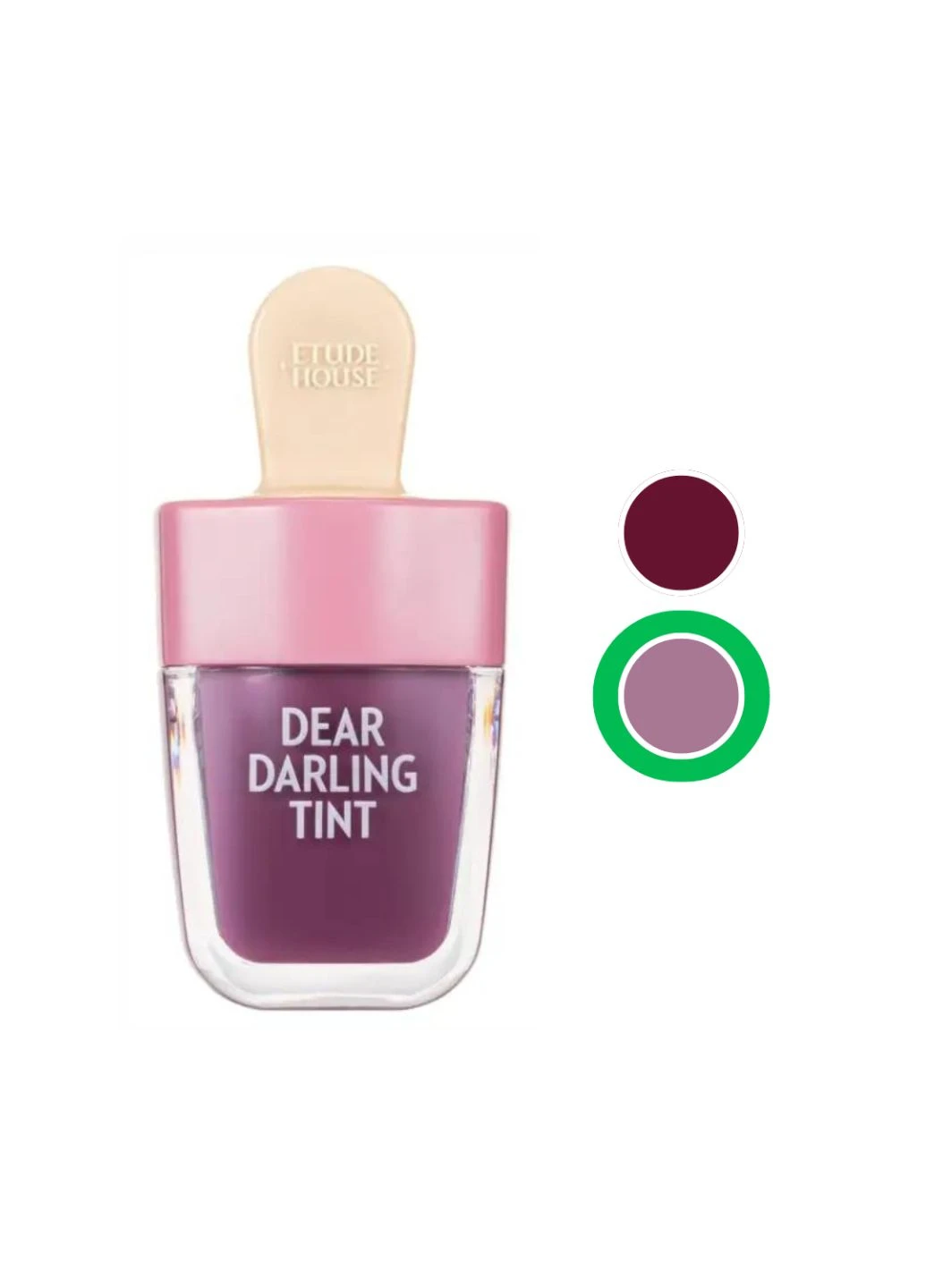 Гелевий тинт для губ рожевого кольору Dear Darling Water Gel Tint, 5 мл Etude House (303777061)