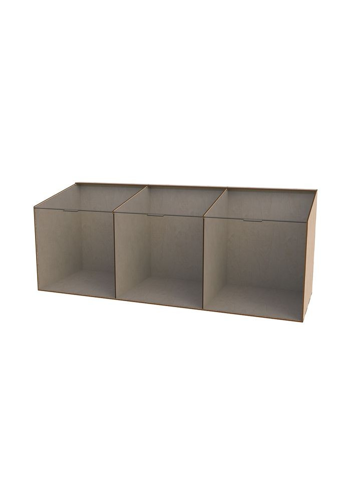 Диспенсер для конфет, снеков, орехов, крупы на 3 ячейки Ekostar (366599775)