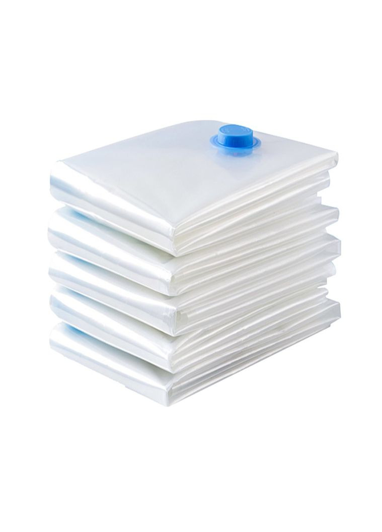 Вакуумні пакети для одягу та речей з автоматичним клапаном Набір вакуумних ЗІП пакетів 5 шт. (М1350368) No Brand (338620197)