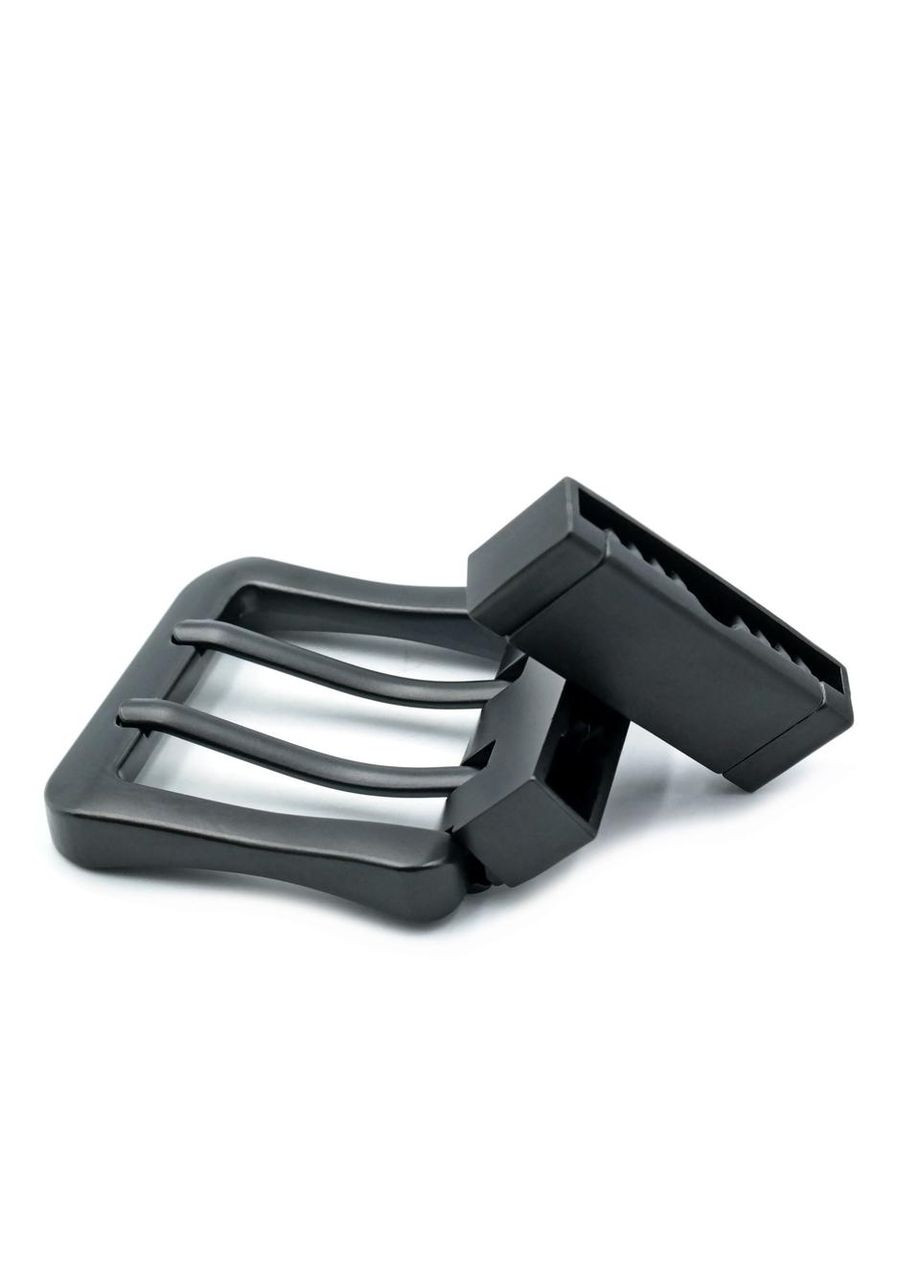 Ремень тканевый двухсторонний 3,8х120 см Серый + Черный Weatro (346121241)