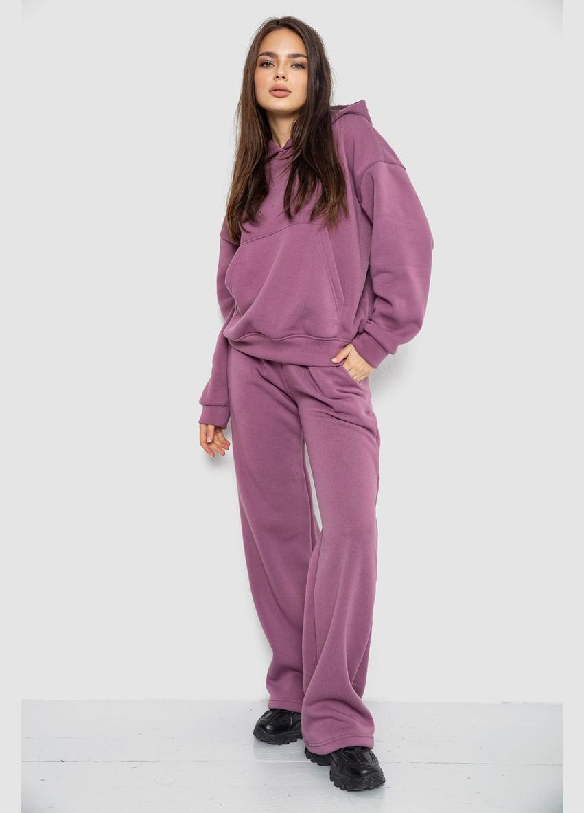 Спортивний костюм жіночий на флісі, колір світло-сірий, 241R2001-2 Ager (313292070)