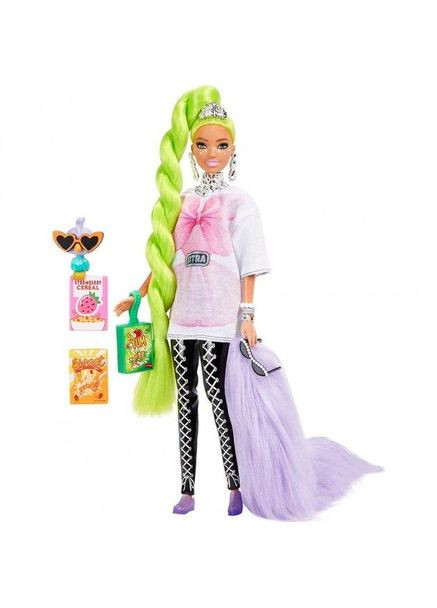 Лялька Барбі Barbie Extra Doll Екстра №11 з неоновозеленим волоссям Mattel (282964488)