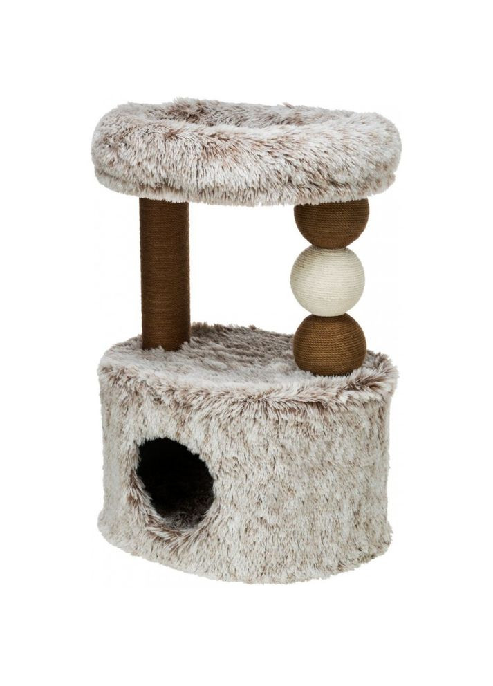 Царапка Harvey для кошек, джут/плюш/флис, 54х40х73 см (бело-коричневый) Trixie (362701361)
