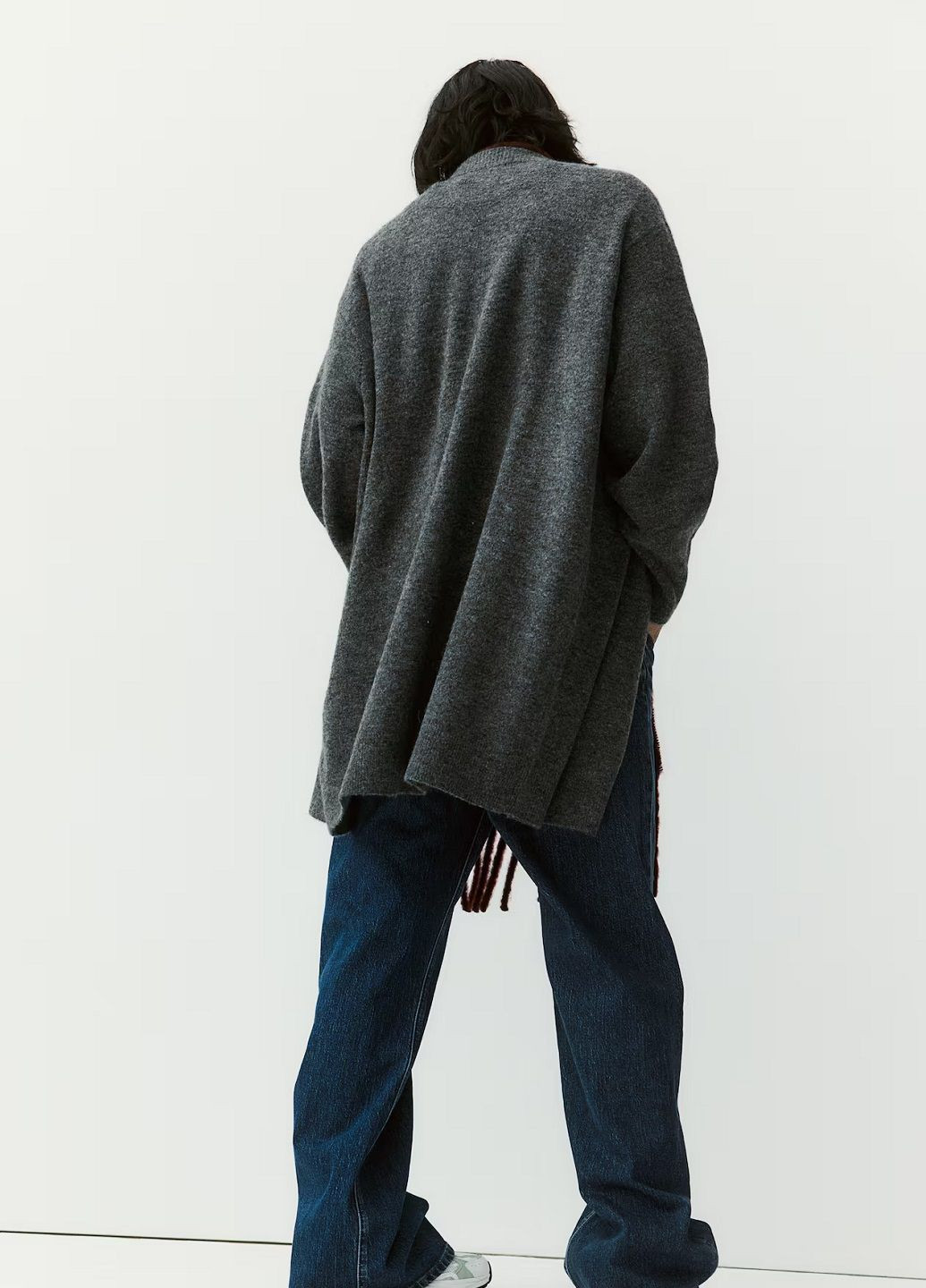 Темно-серый демисезонный кардиган H&M