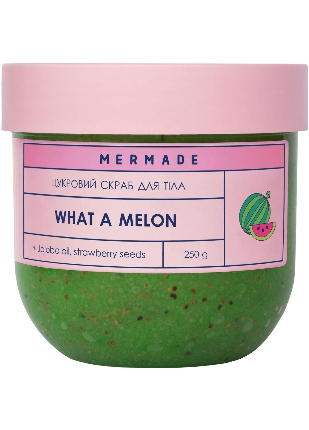 Сахарный скраб для тела What a Melon 250 г MERMADE MRSS0006 (328395871)