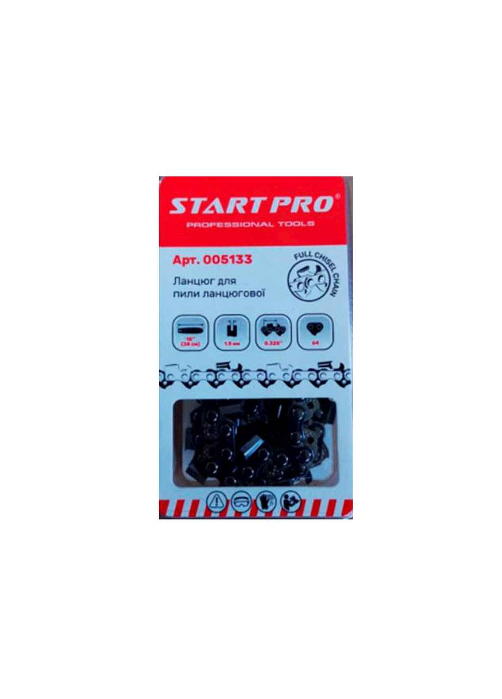 Цепь для бензопилы 16 дюймов 57звен., шаг 38 супер зуб 5134 Start Pro (362352625)