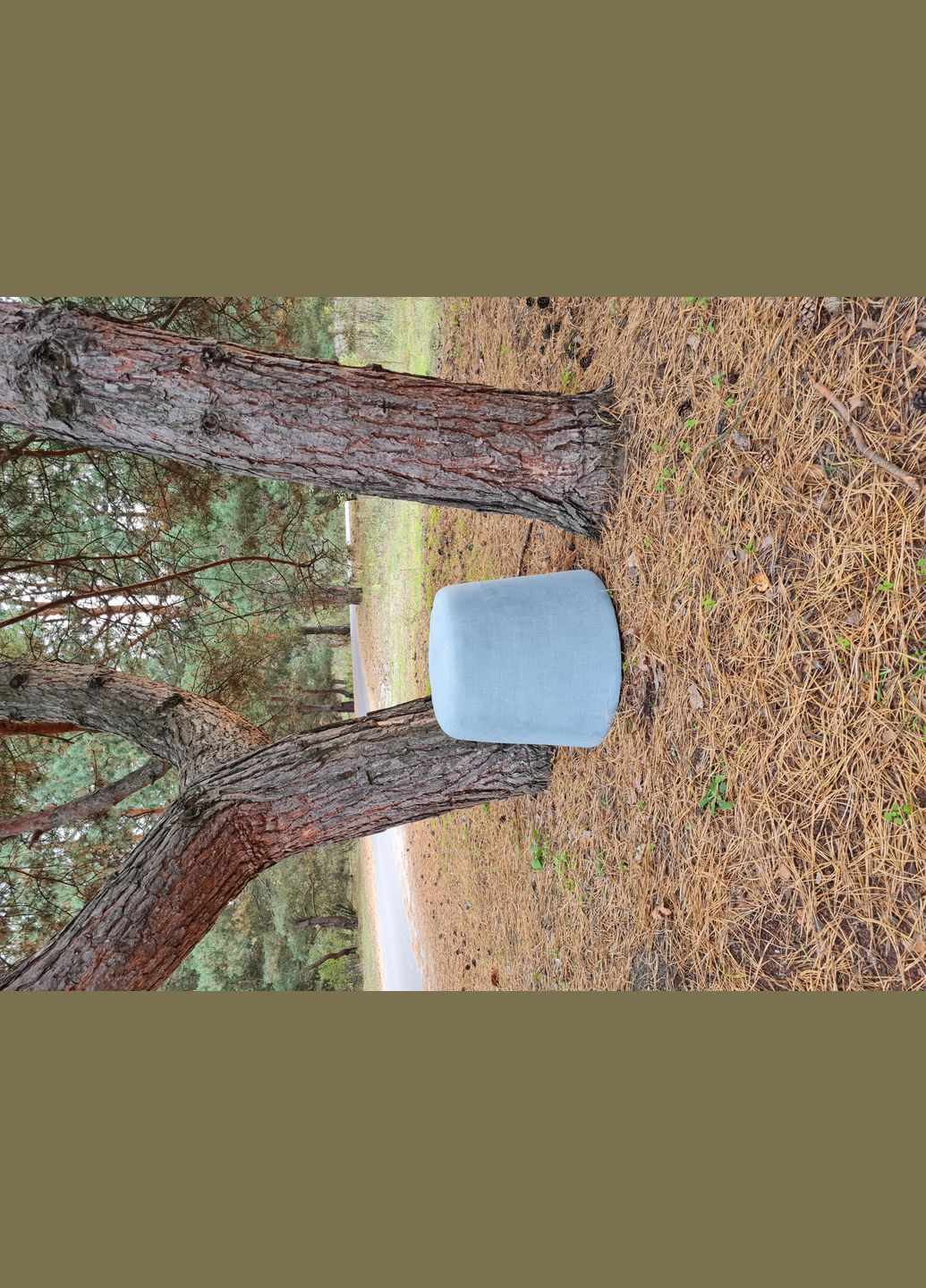 Пуф d=60см h=45см Голубой No Brand Conus Pouf (335418721)