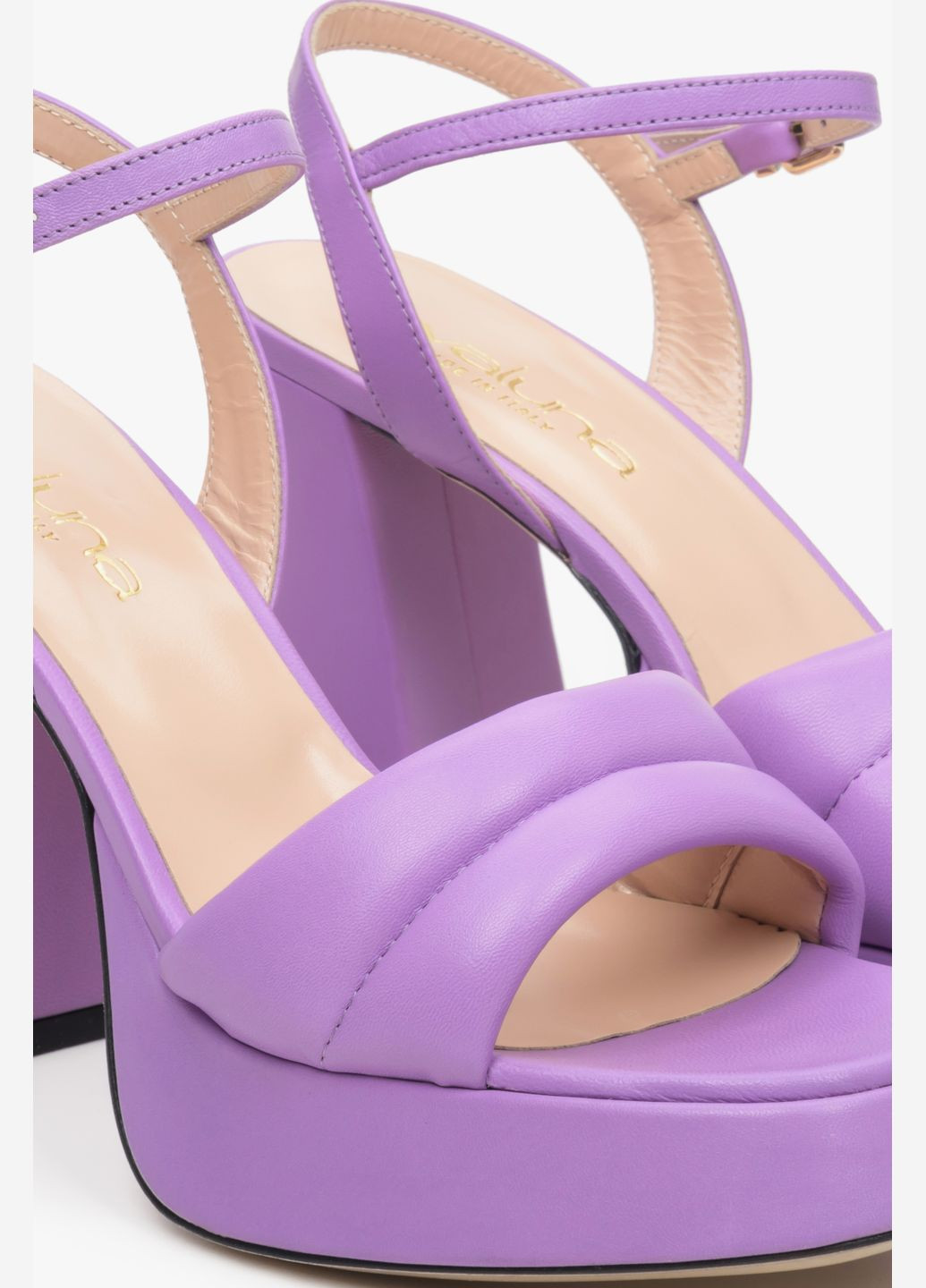 Фиолетовые босоножки, цвет фиолетовый Evaluna