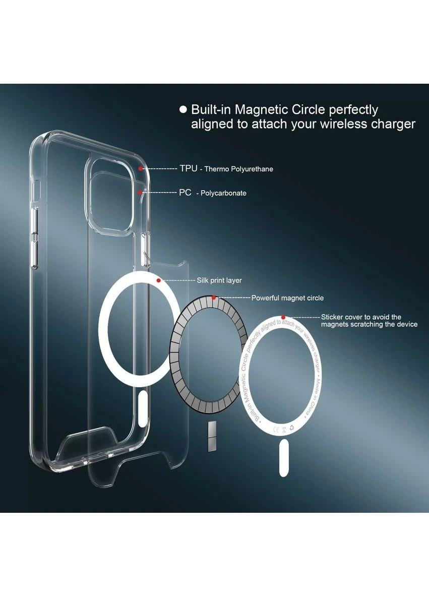 Чохол для смартфона Space для Apple iPhone 14 (SpaceMAG14Clear) No Brand Magnetic (383134830)