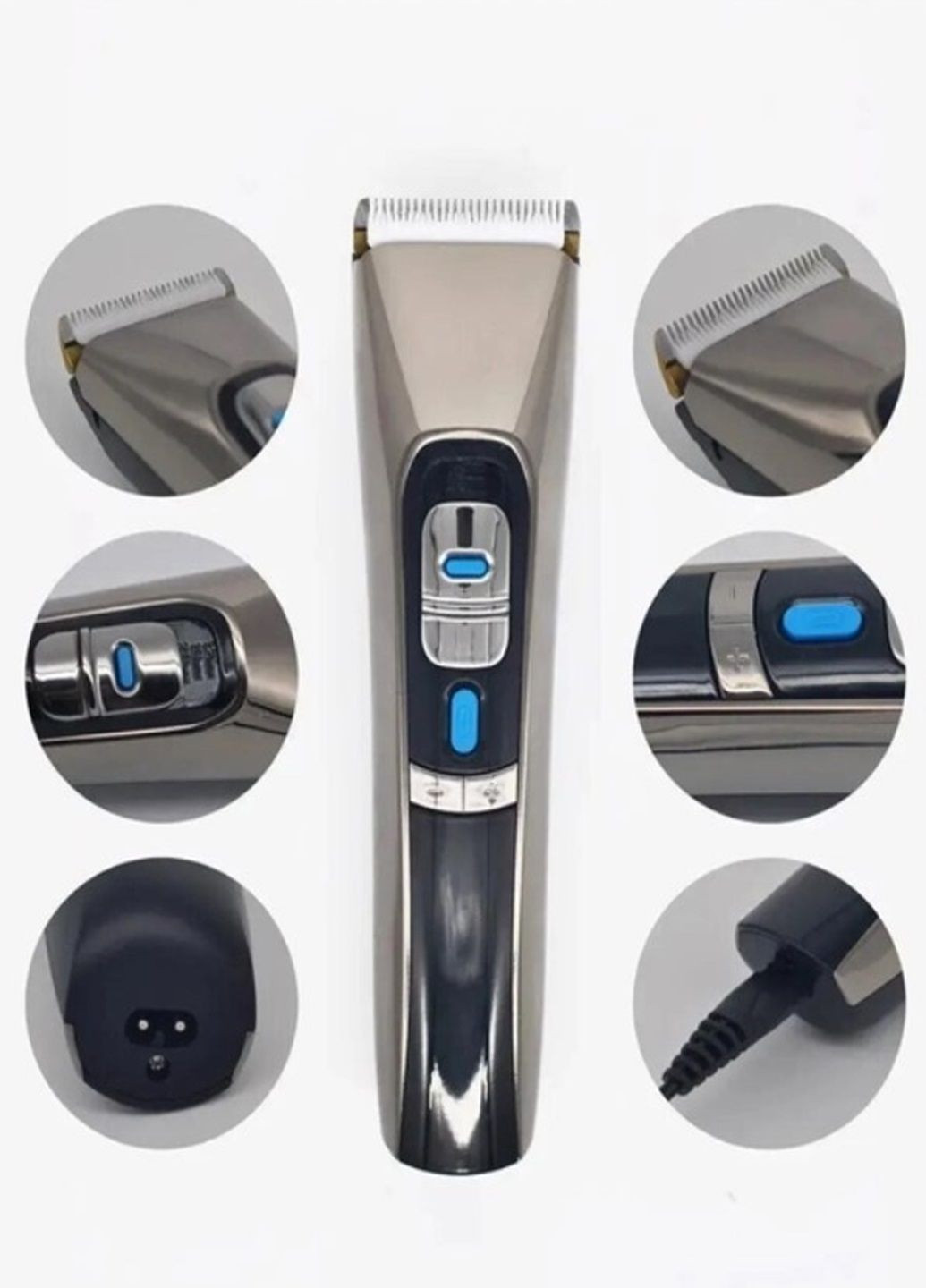 Машинка акумуляторна для стрижки волосся та бороди HQ-305 Rozia (289357796)