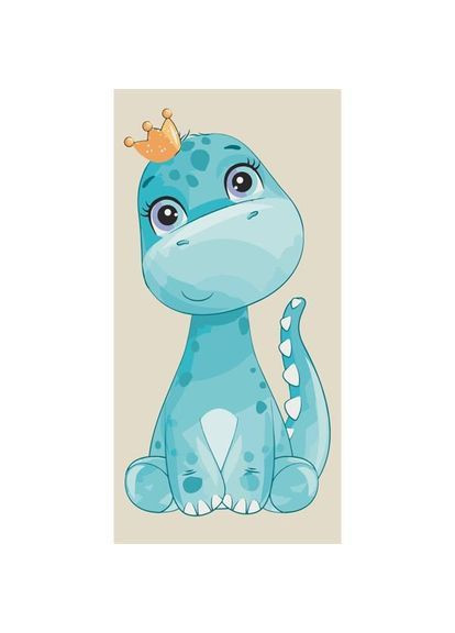 Картина по номерам Симпатичный динозаврик 40х80 см () Artcraft 15112-AC (366529792)