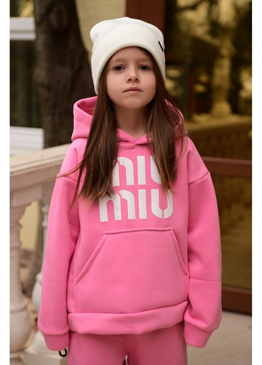 Дитячий теплий спортивний костюм тринитка з начосом не кашлатиться No Brand (370792281)