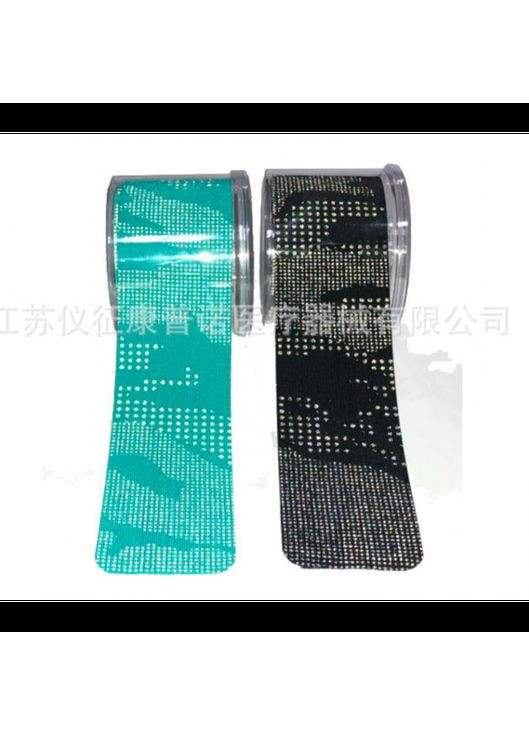 Тейп кинезио 5 см, светоотражающая кинезиологическая лента Kinesiology Tape, 5 см, черный No Brand (346048705)