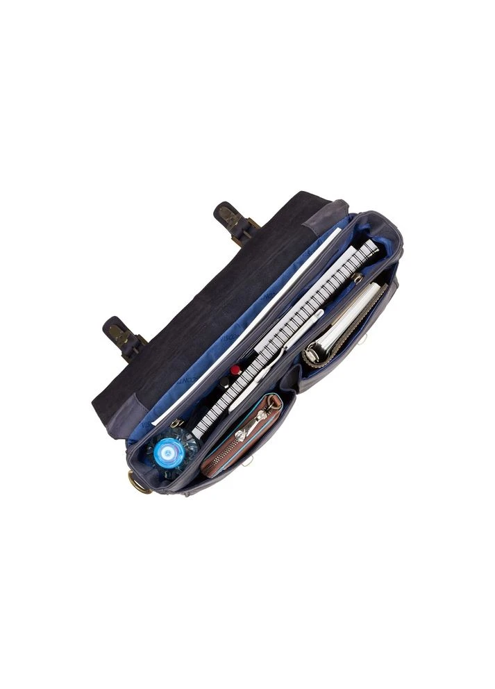 Синій чоловічий шкіряний портфель 18716 OIL BLUE Berlin (Oil Blue) Visconti (303830929)