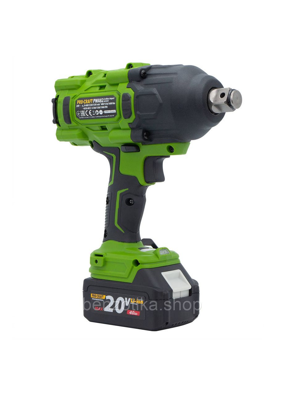 Акумуляторний гайковерт PWA82 Кейс (з 1 АКБ та ЗП) ProCraft (338593633)