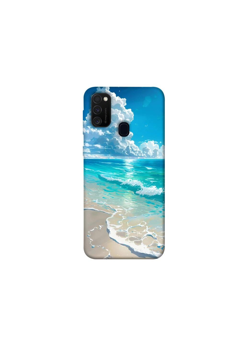Чехол на Samsung Galaxy M21 Azure sea Frontalka (355319825)