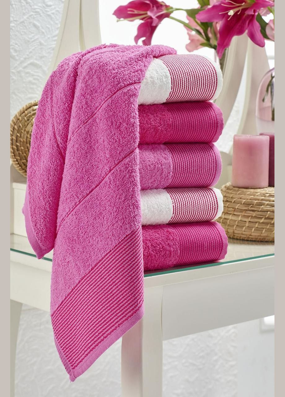 Eponj Home набор полотенец - vorteks 50*85 (6 шт) fitilli pembe розовый розовый производство -