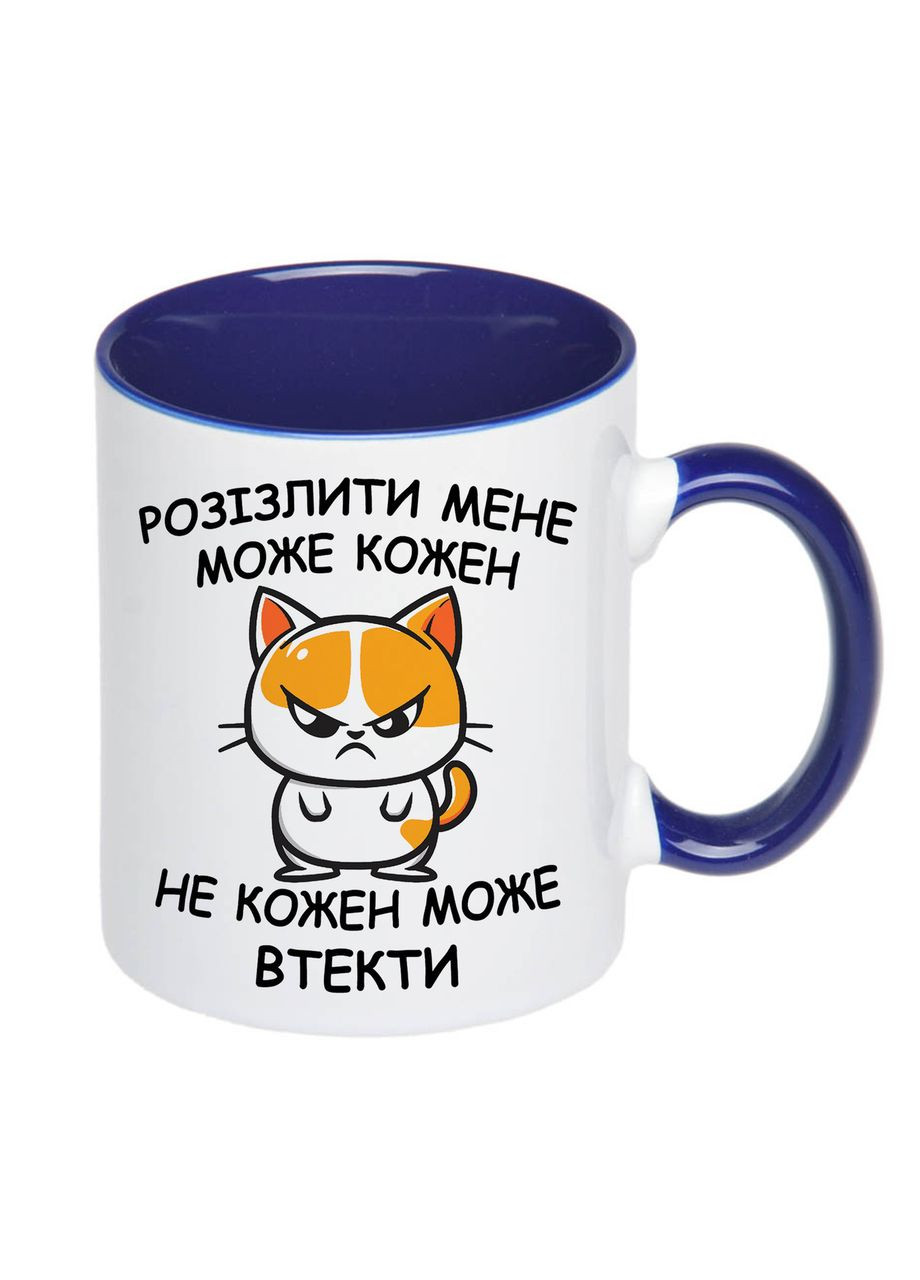 Чашка с печатью "Злой кот" 330 мл ( ) (24328) No Brand (325881708)