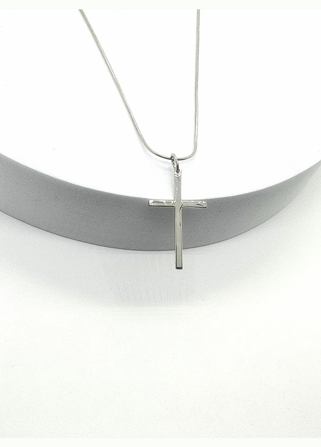 Срібний хрестик покритий родієм Family Jewelry House (324260844)