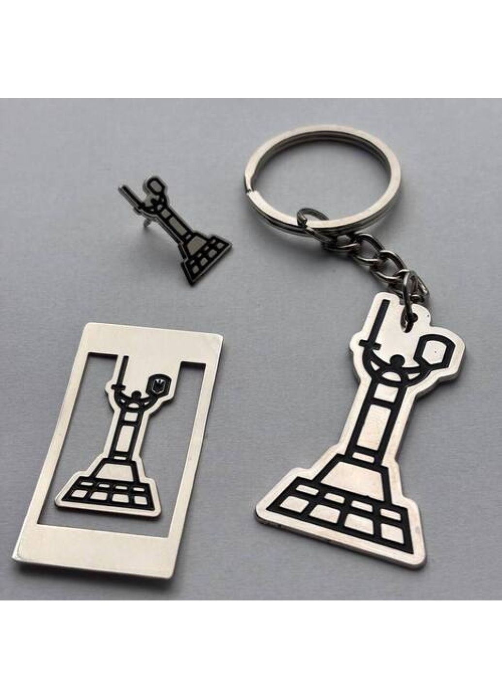 Набір значок + брелок + закладка Пам`ятки Києва Монумент Родина-Мати (8100) Dobroznak (366432191)