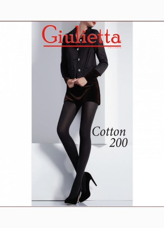 Зимние теплые колготки из хлопка COTTON 200 Giulia (364828291)
