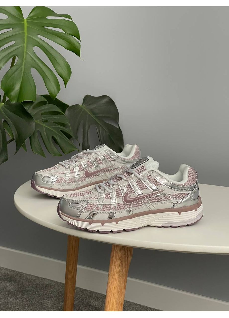 Кроссовки женские Nike P-6000 Platinum Violet Vast Grey | Найк Р-6000 серебряные No Brand серебряные демисезоны (355339599)