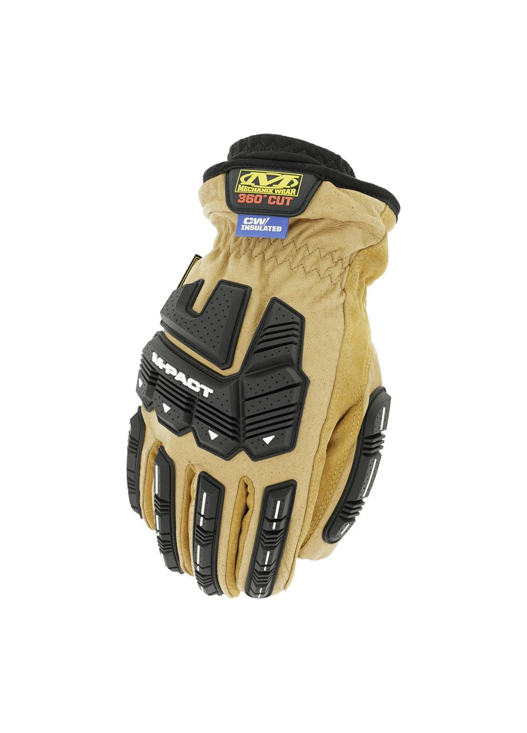Перчатки тактические зимние echanix® Leather M-Pact® Insulated Driver F9-360 Gloves M Brown Mechanix Wear (315822532)