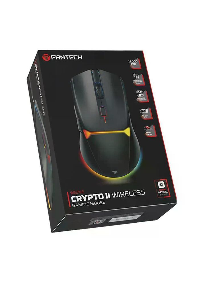 Игровая беспроводная компьютерная USB Мышка WG7V2 Crypto II (технология Strike Speed) на частоте Fantech (342119280)