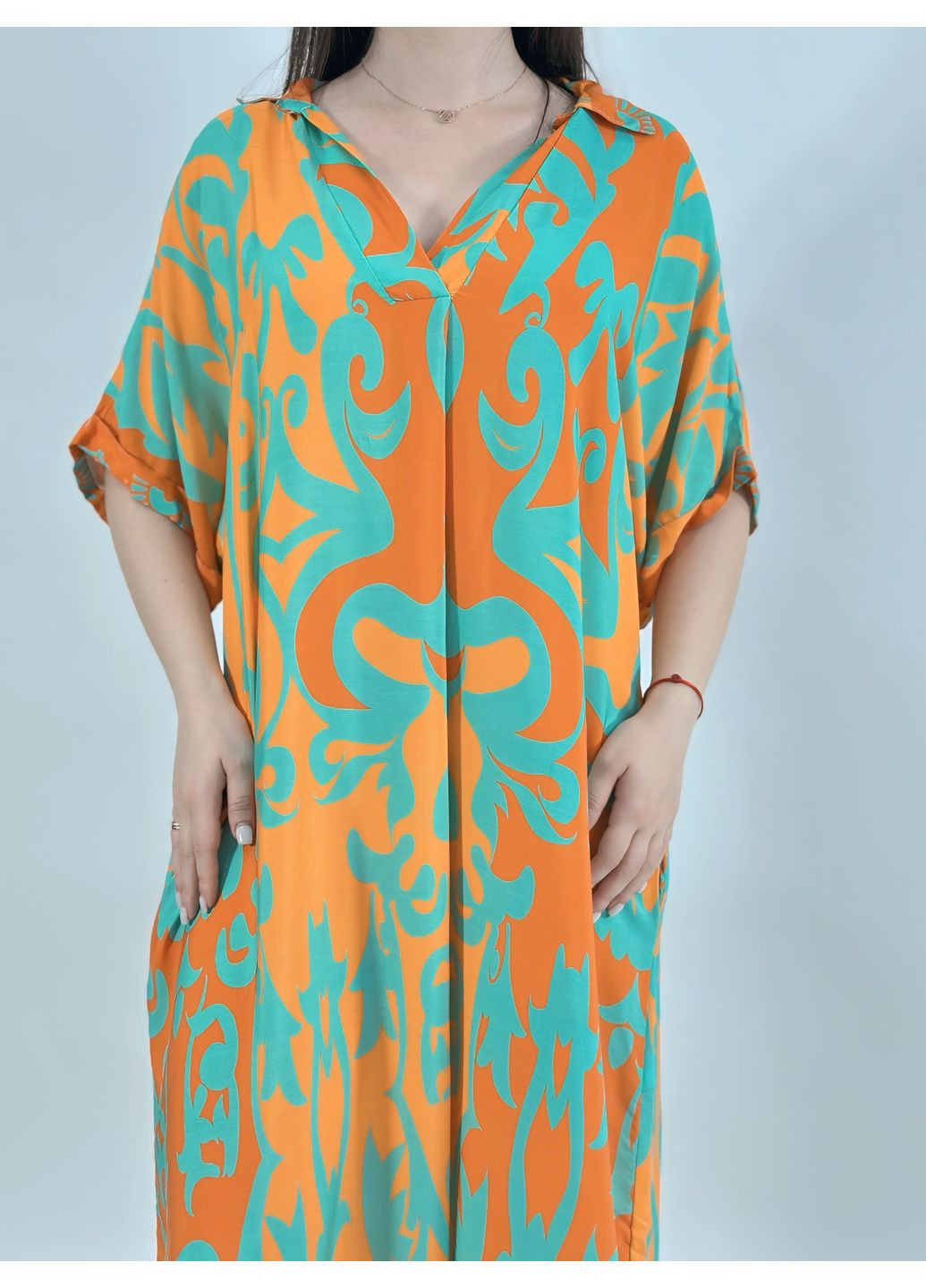 Зелена сукня літня, пляжна Hello