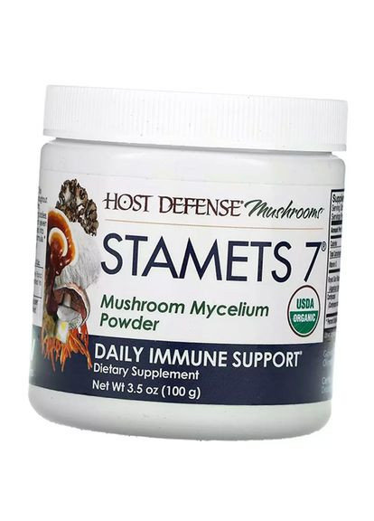 Грибной комплекс, Host Defense Mushrooms Stamets 7 Powder, 100г (71441012) Fungi Perfecti (360620506)