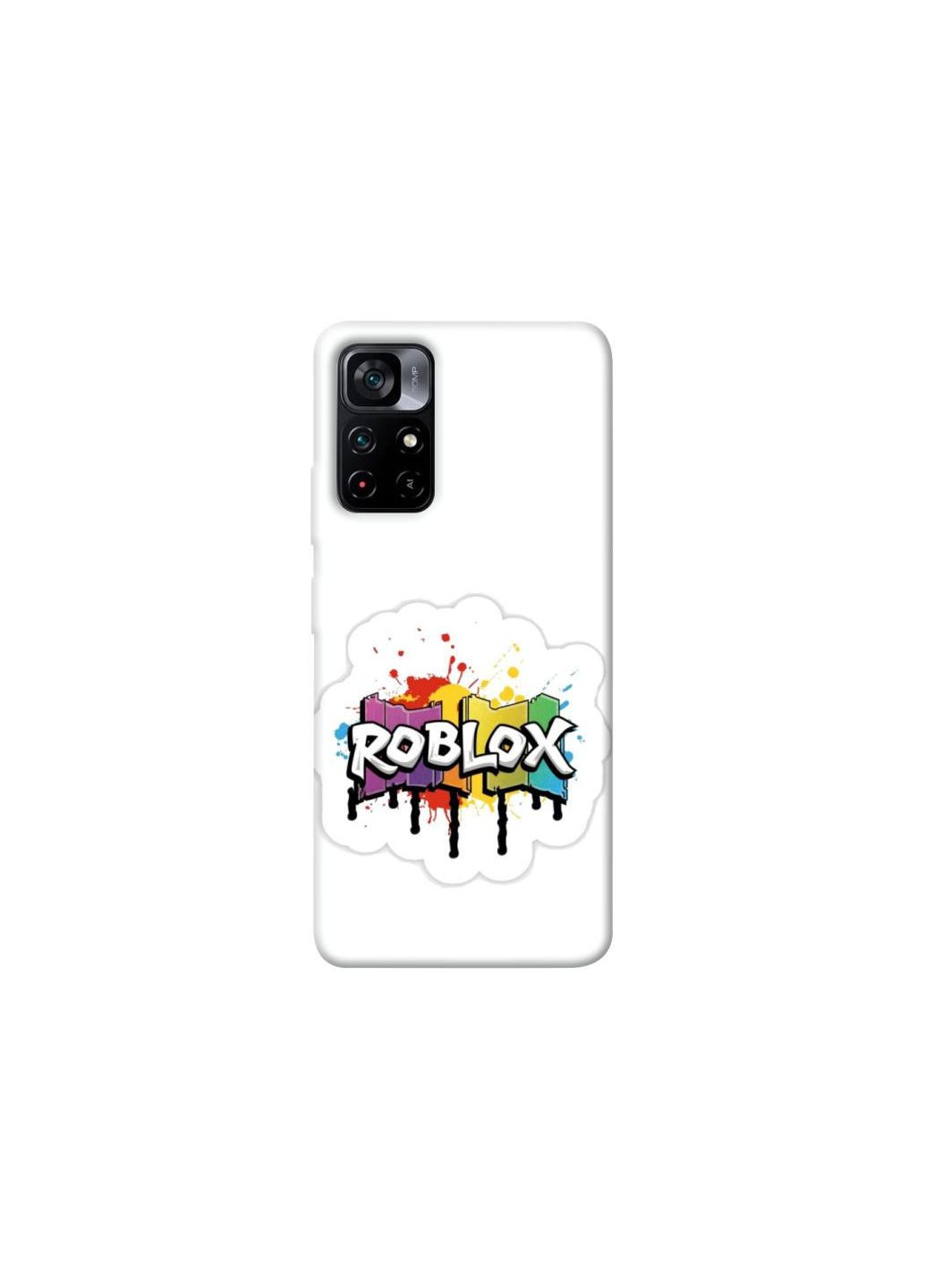 Чехол на Xiaomi Poco M4 Pro 5G Roblox logo ver.1 Frontalka (356090259)
