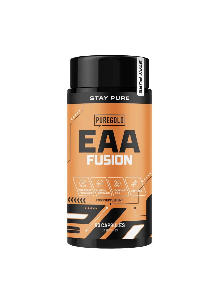 EAA аминокислоты EAA Pure Gold, 90 капсул Fusion (361115288)