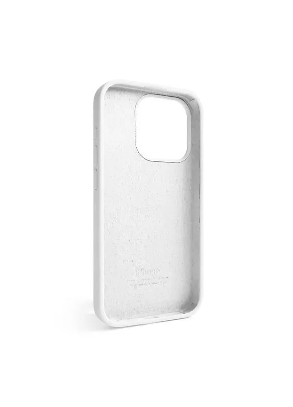Чехол Silicone Case для Apple iPhone 15 Pro силиконовый белый No Brand (402762198)