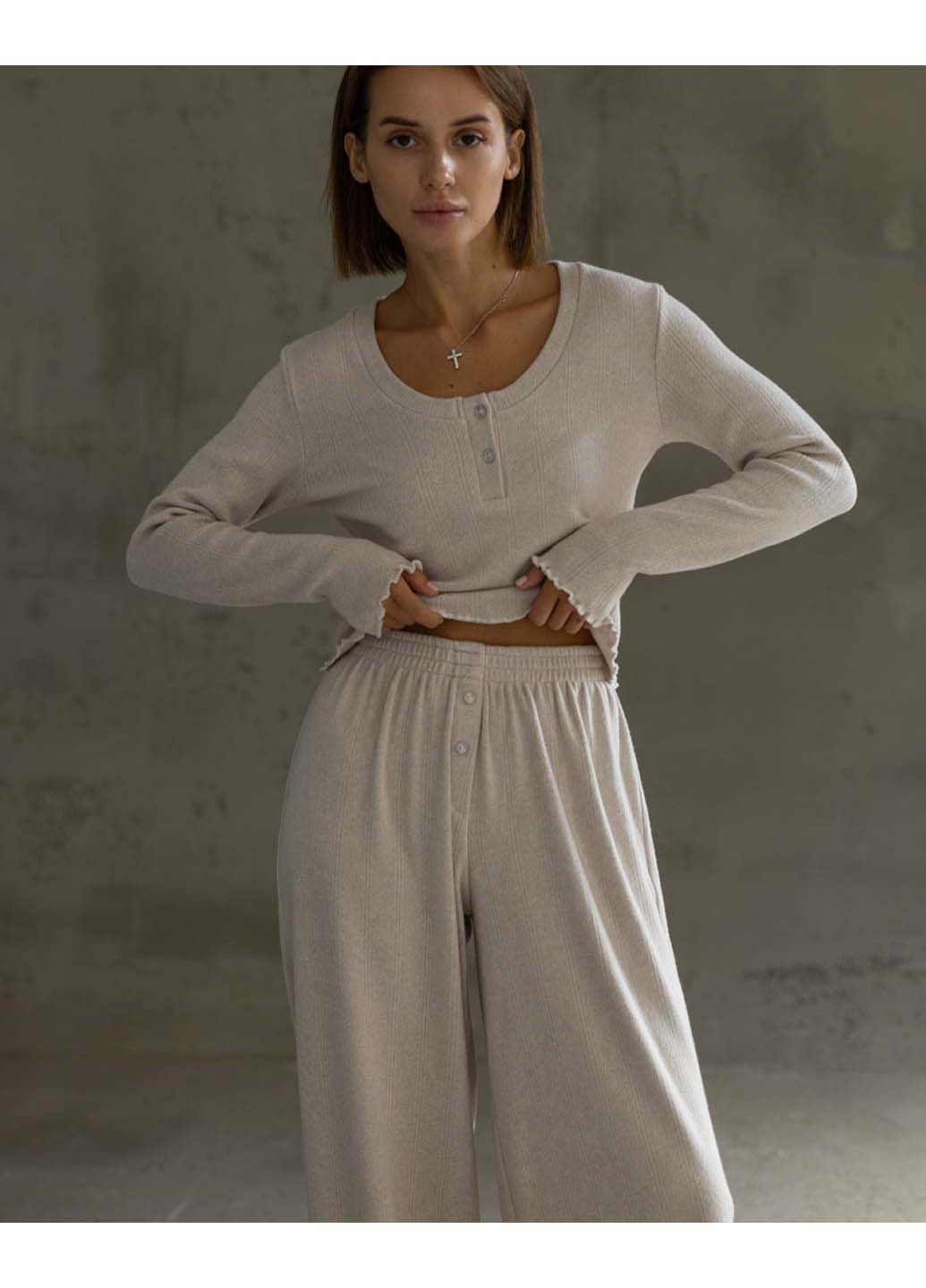 Бежева піжама Модельєр