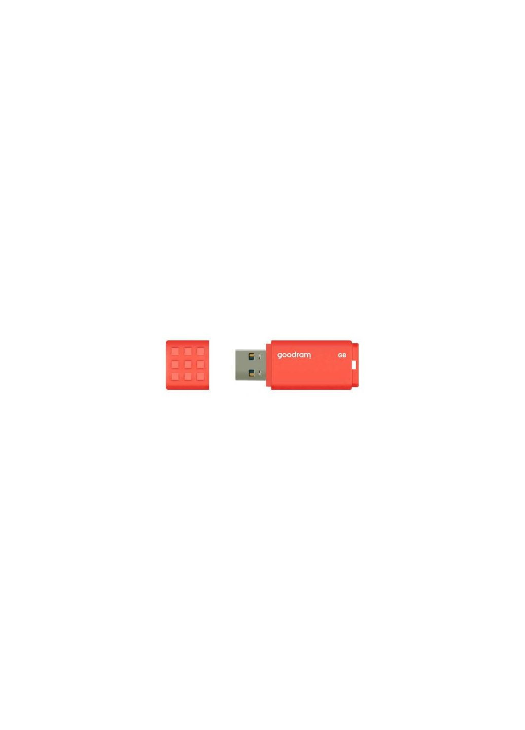USB флеш накопичувач (UME3-1280O0R11) Goodram 128GB UME3 Orange USB 3.0 (366650909)