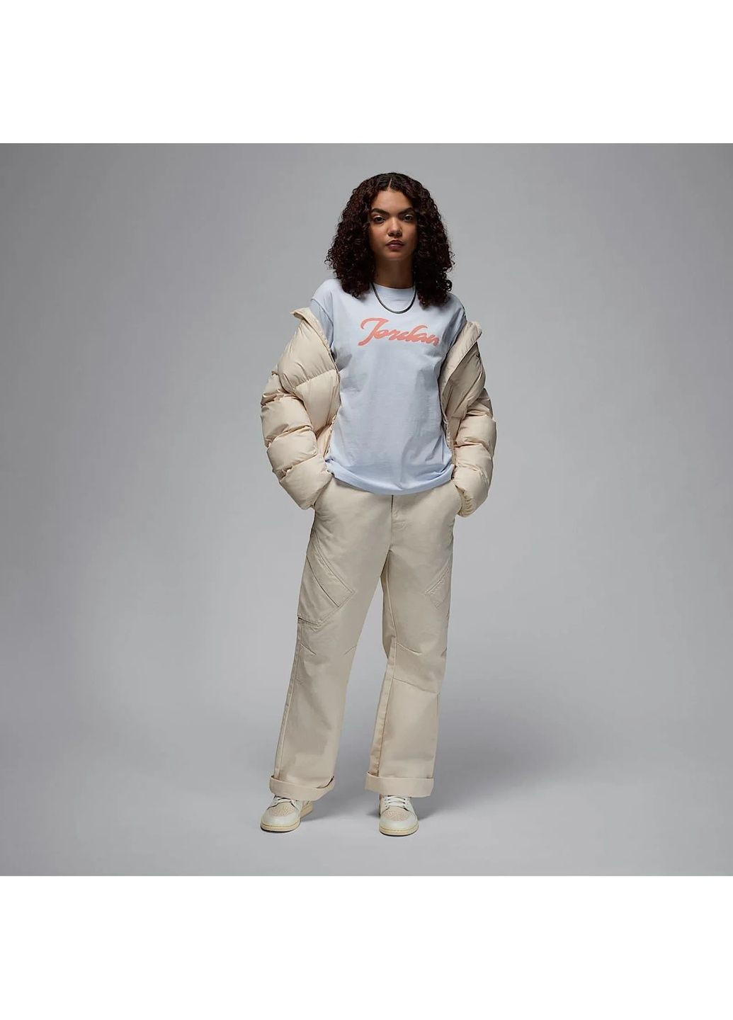 Женская футболка Graphic White Air Jordan - (365962759)